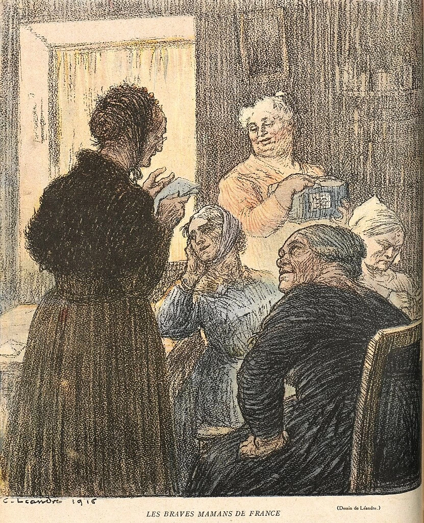 Charles Léandre - Le coraggiose madri di Francia